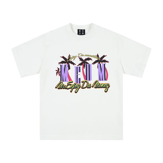 MEDM Coconut Tree Print Tee
