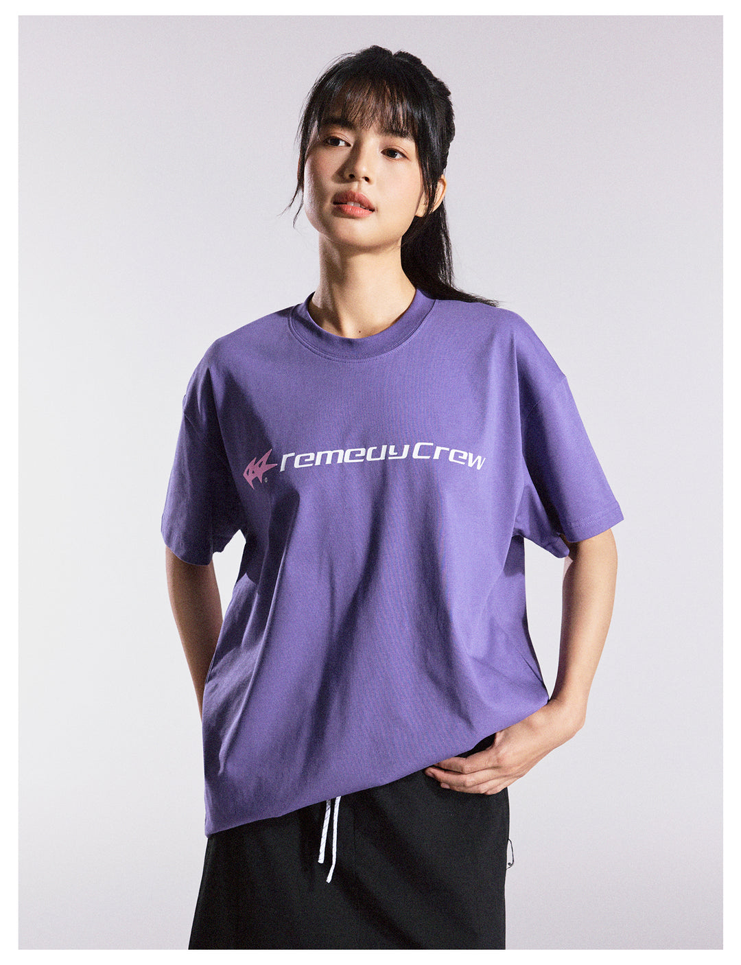 Remedy Gradient Logo Print Tee | Face 3 Face