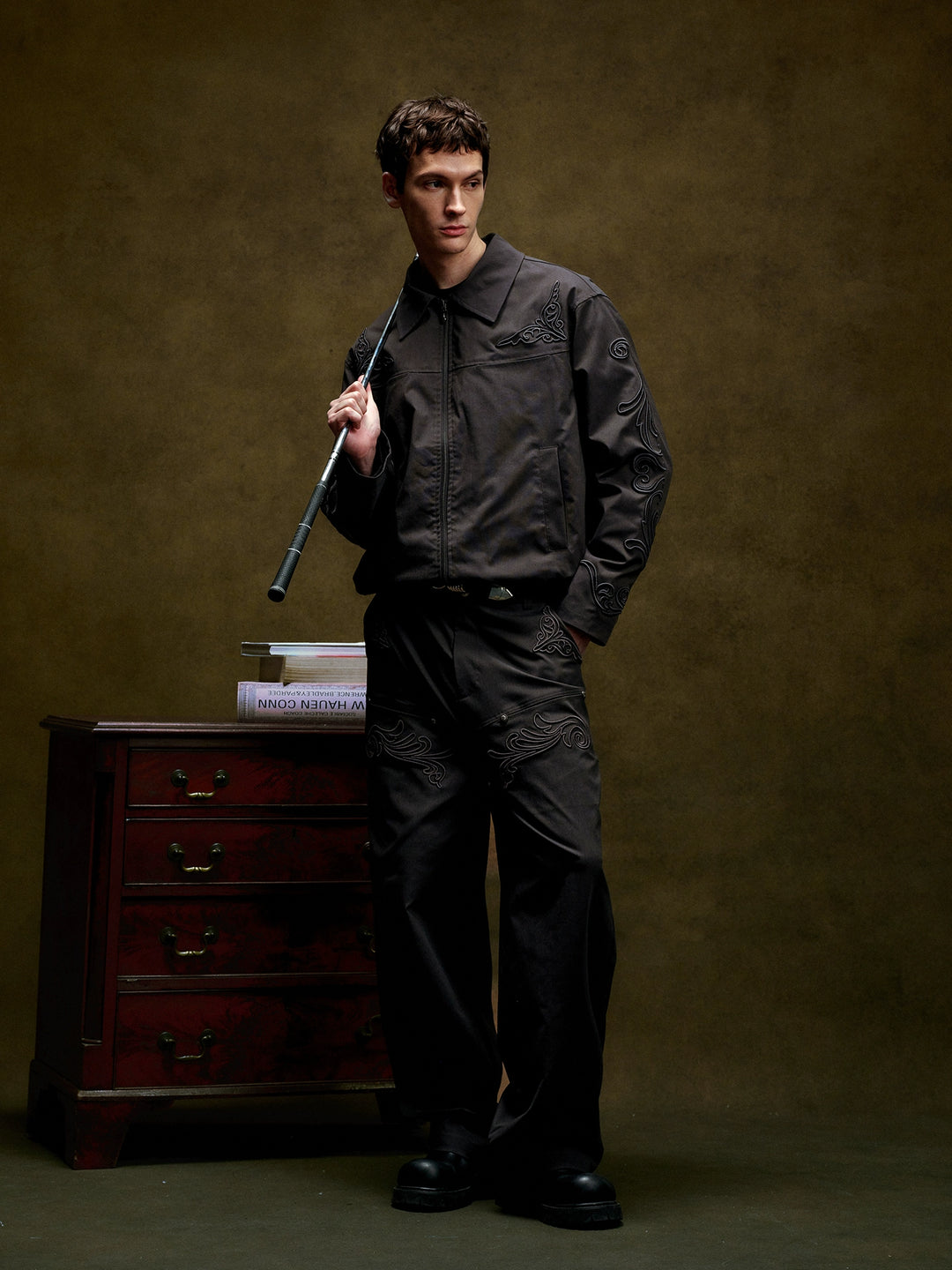 YADcrew 3D Embroidery Work Pants | Face 3 Face