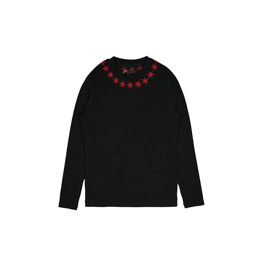 TGFCLUB x SNOWMAKER Snowflake Embroidery Slim Long Sleeve Tee | Face 3 Face
