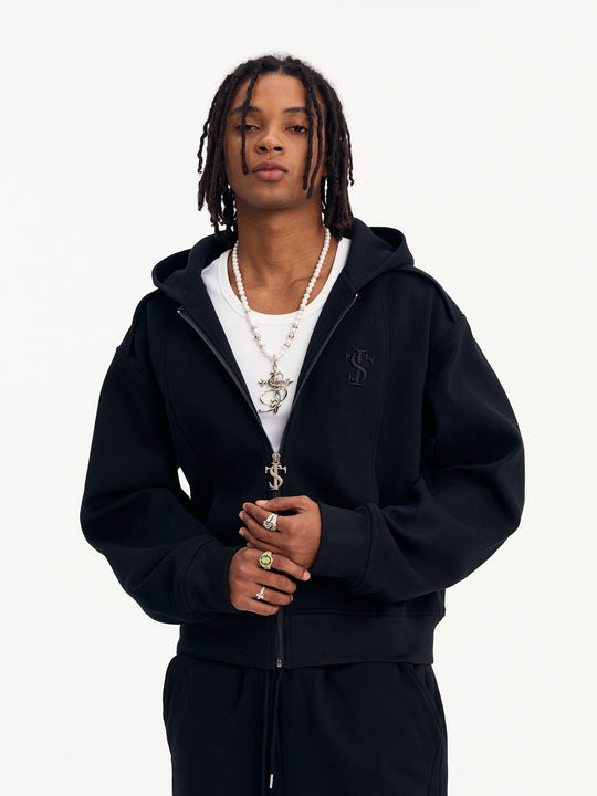 Small Town Kid 3D Logo Function Zip-Up Hoodie | Face 3 Face