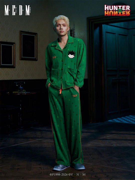MEDM × HUNTER×HUNTER All Over Character Icon Print Pajama Set | Face 3 Face