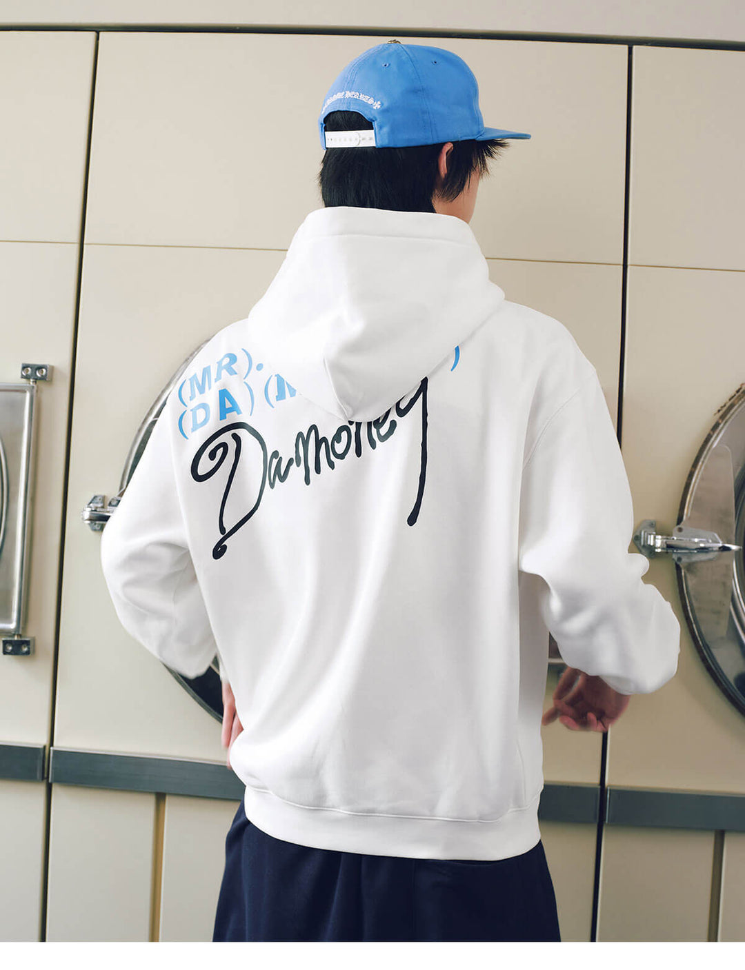 MEDM Handwritten Logo Print Hoodie | Face 3 Face