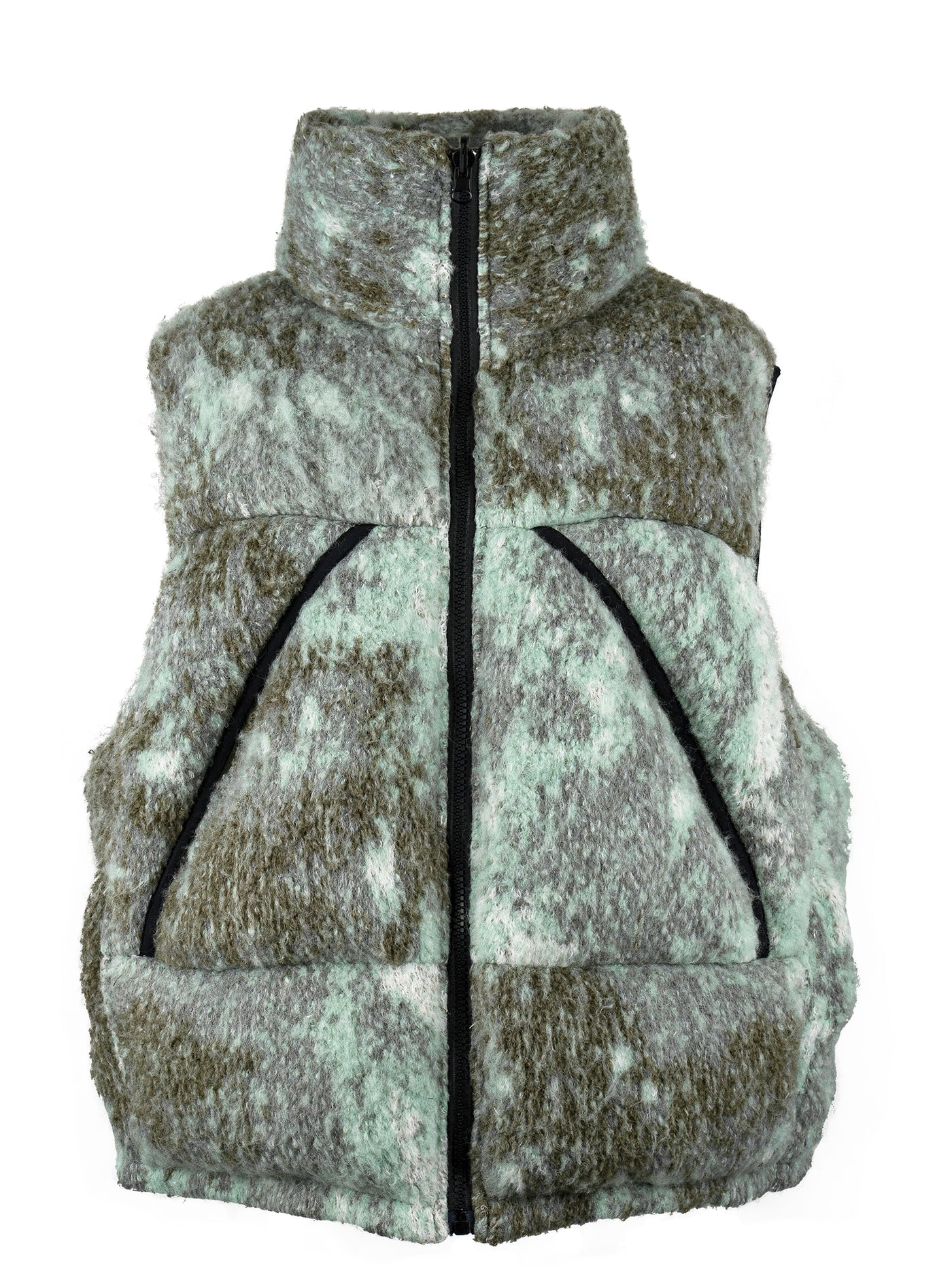 EVILKNIGHT(EK) Wool Jacquard Brushed Vest