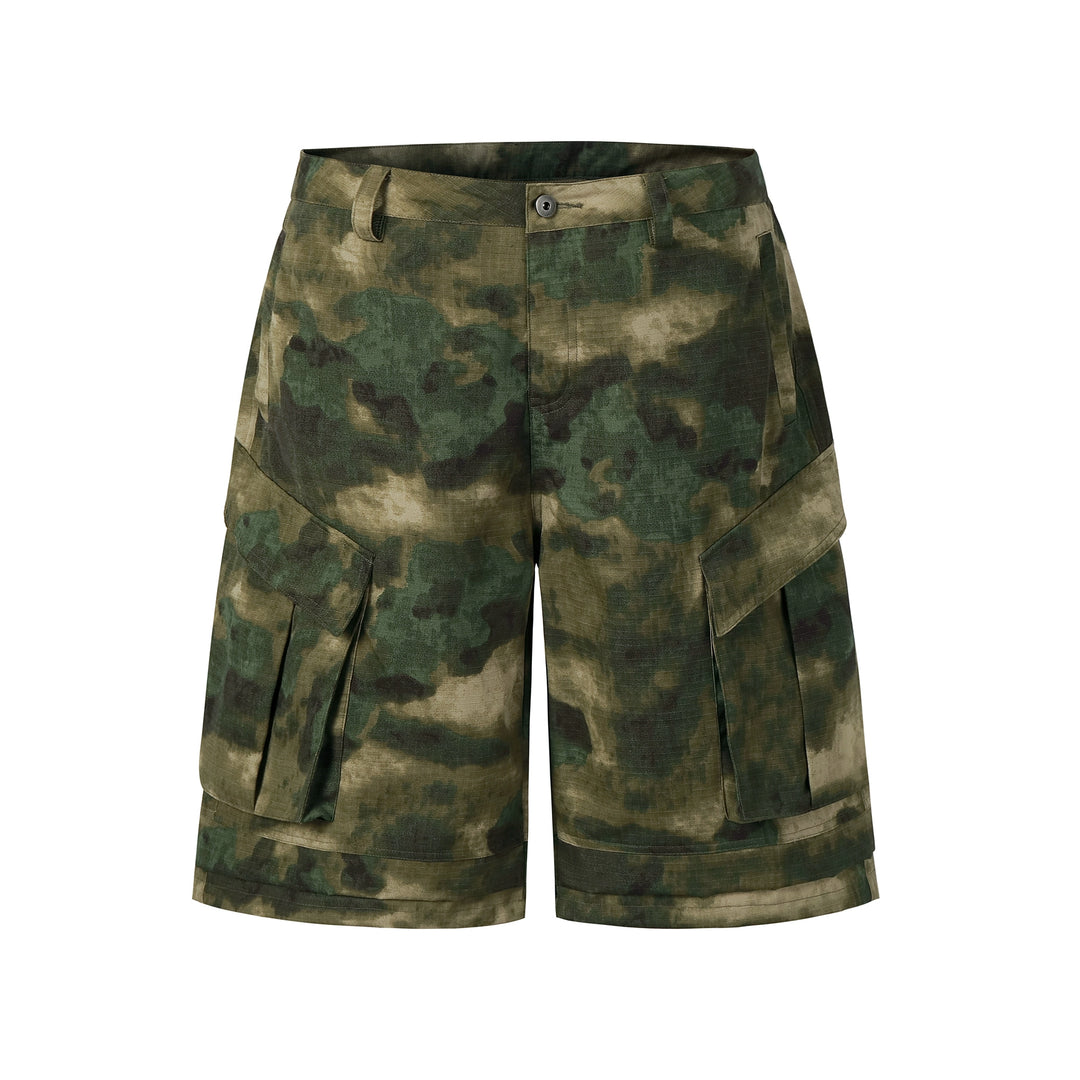 NOVACAM Camouflage Multi-Pocket Baggy Cargo Shorts | Face 3 Face