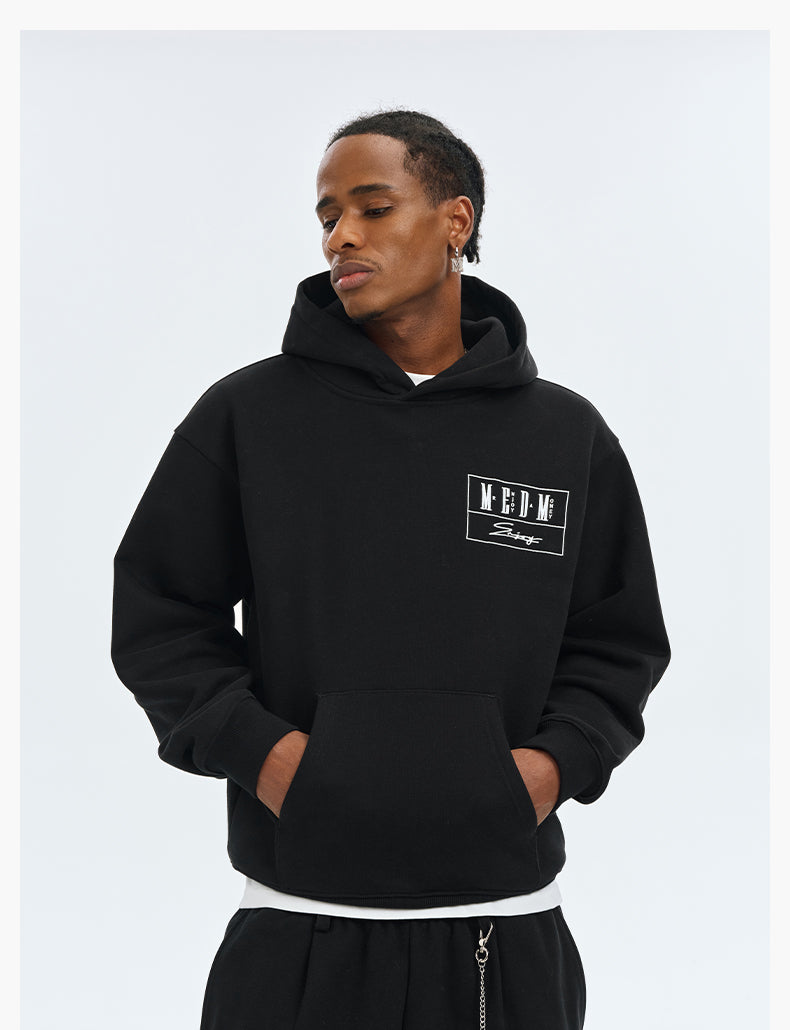 MEDM Embroidered Lettered Logo Hoodie & Sweatpants | Face 3 Face