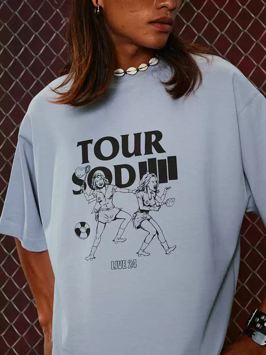 SOD Co. Tour SOD Print Vintage Washed Tee | Face 3 Face