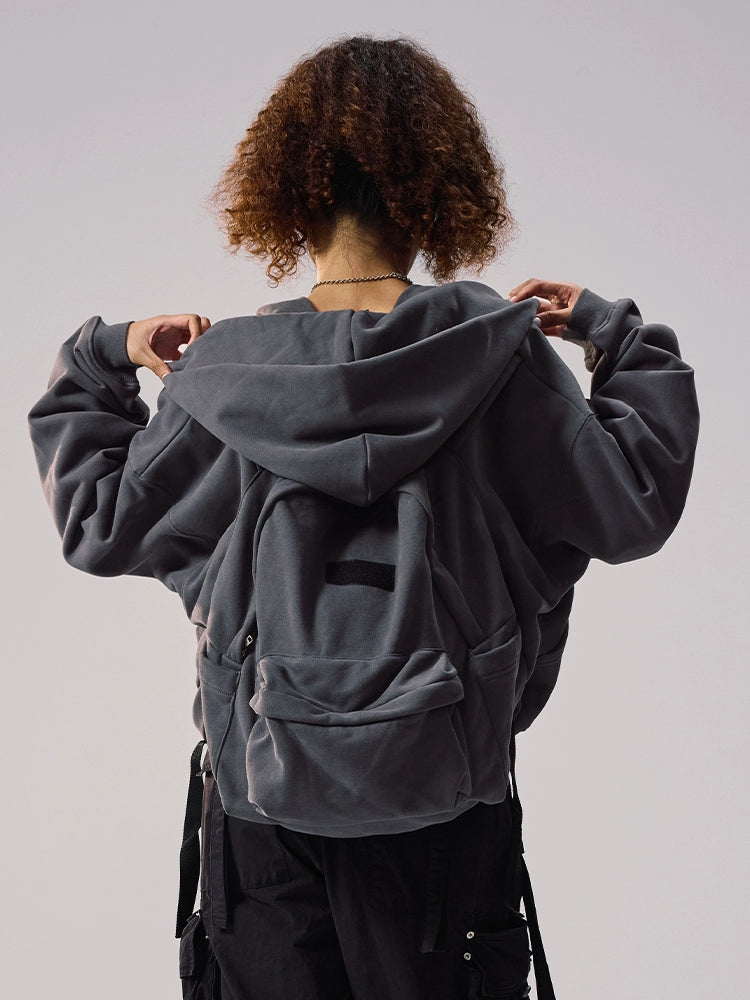 Remedy Backpack Design Zip Up Hoodie | Face 3 Face