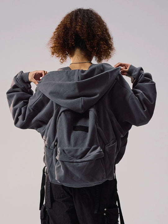 Remedy Backpack Design Zip Up Hoodie | Face 3 Face