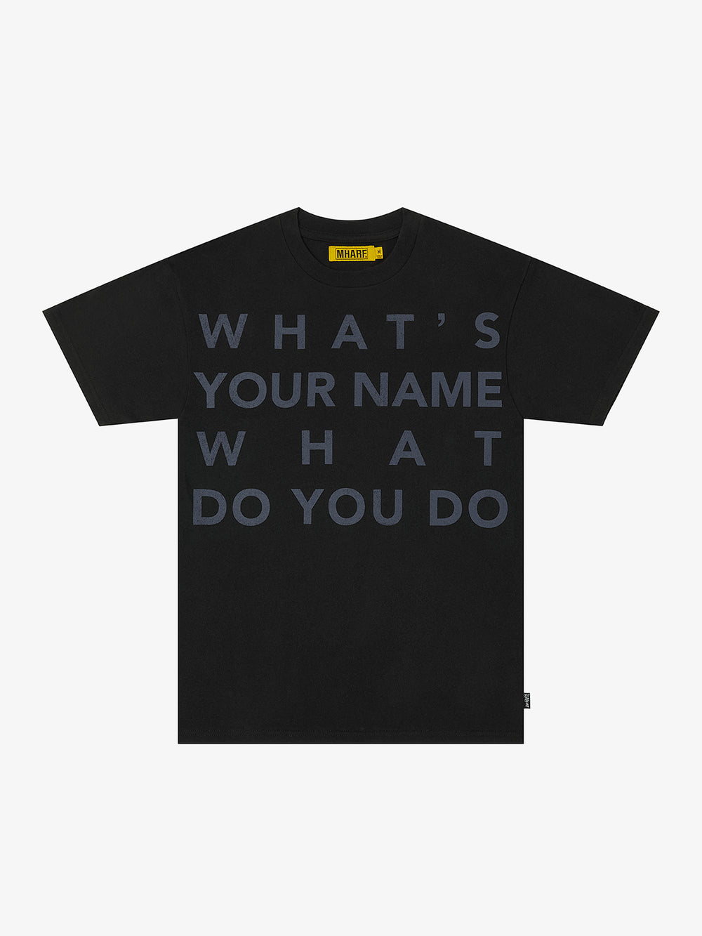 MHARF WHAT'S YOUR NAME Vintage Print Tee | Face 3 Face