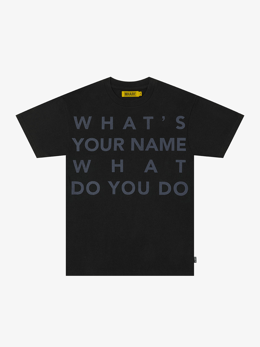 MHARF WHAT'S YOUR NAME Vintage Print Tee | Face 3 Face