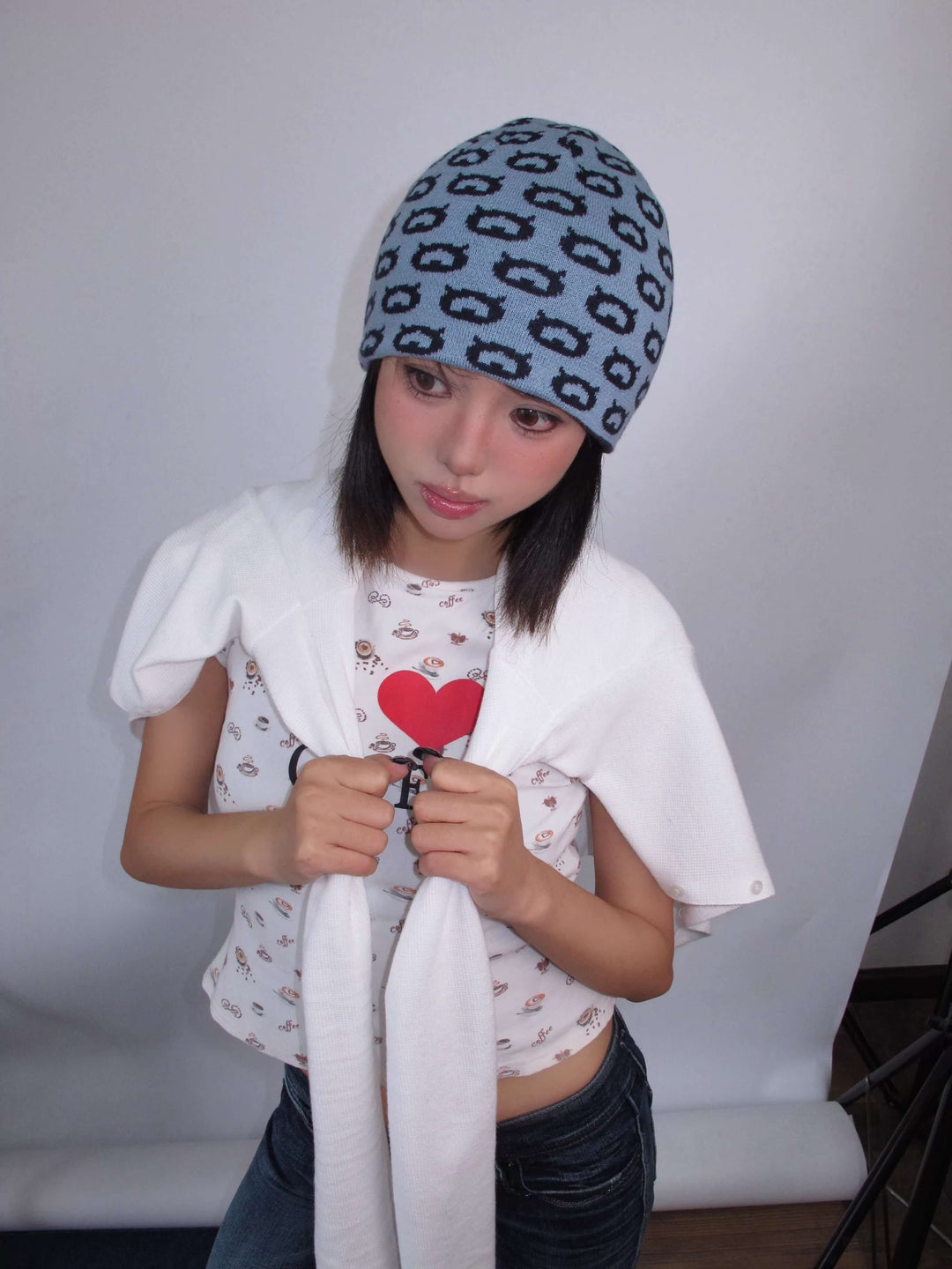 EVILKNIGHT(EK) Devil's House Reversible Beanie | Face 3 Face