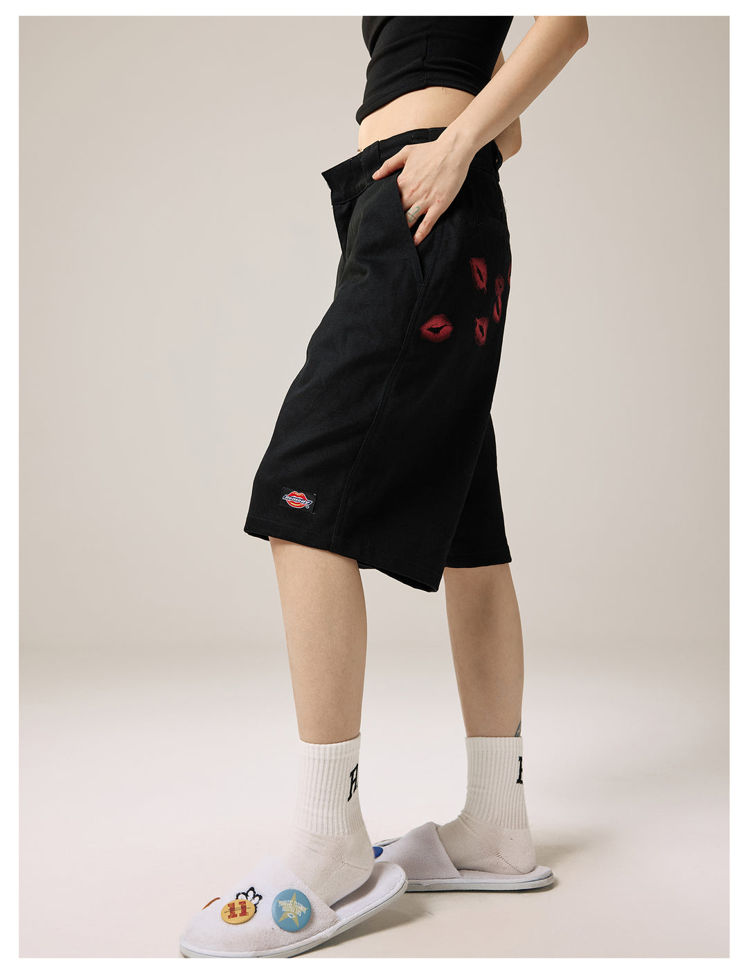 Remedy Kiss Mark Work Shorts | Face 3 Face