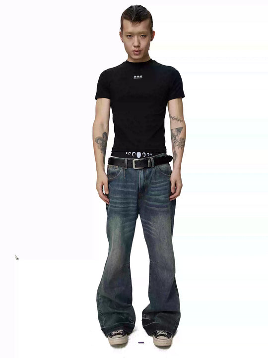 KARMANISTIC Small Logo Slim Stretch Tee | Face 3 Face