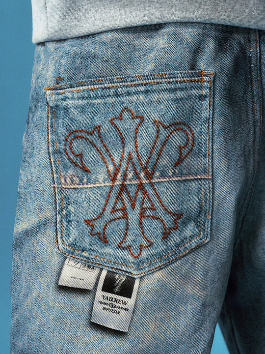 YADcrew Keychain Print Design Jeans | Face 3 Face