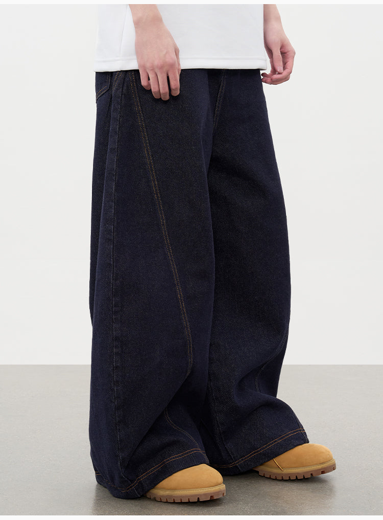 AFGK Patchwork Denim Baggy Jeans | Face 3 Face