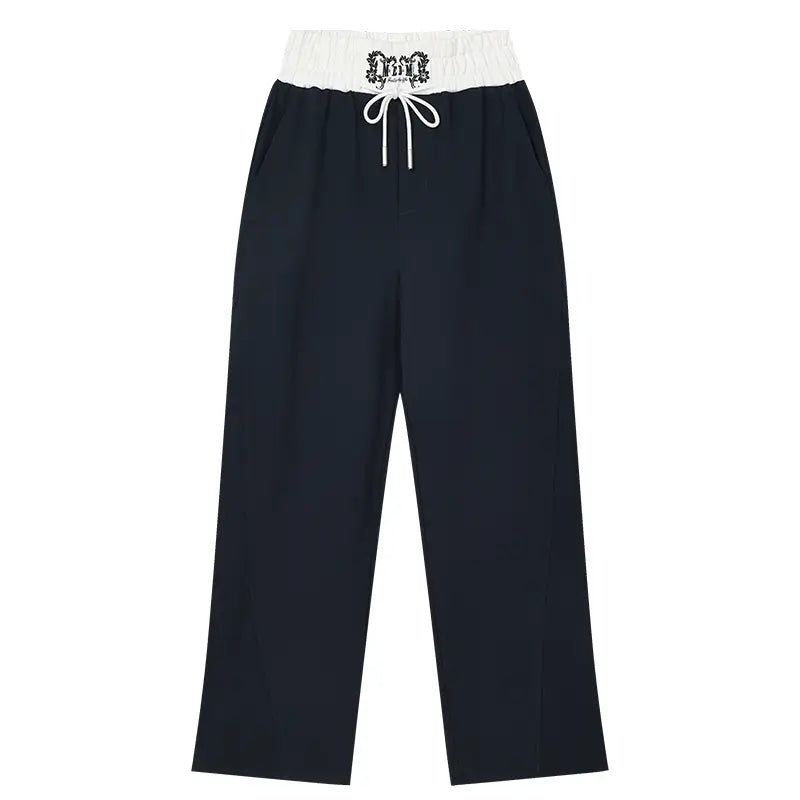 MEDM Color Block Waistband Sweatpants | Face 3 Face