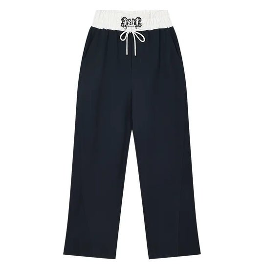 MEDM Color Block Waistband Sweatpants | Face 3 Face