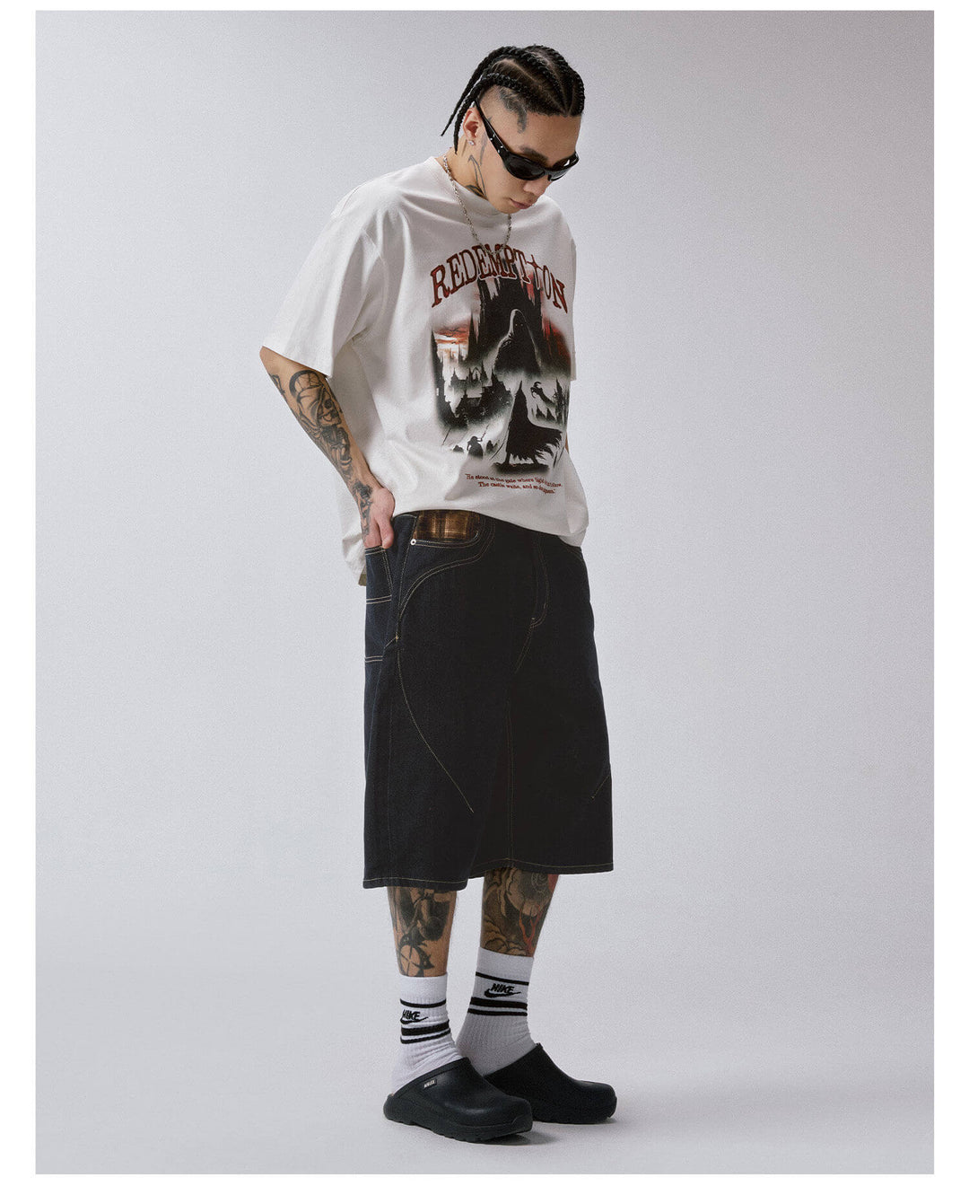 F2CE Redemption Vintage Print Short Sleeve Tee | Face 3 Face