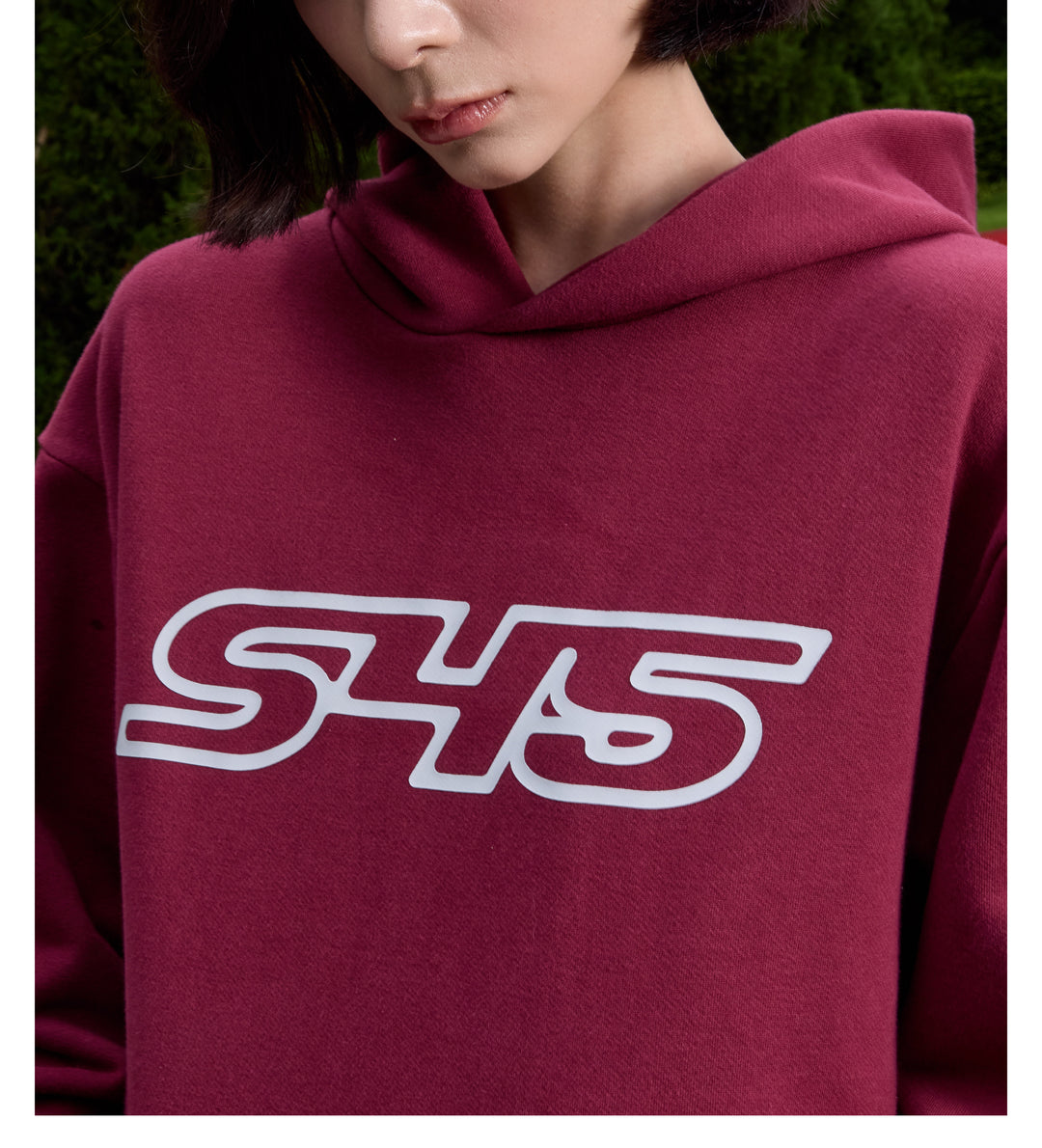 S45 Puff Logo Print Hoodie | Face 3 Face