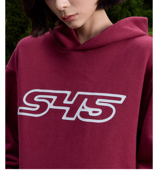 S45 Puff Logo Print Hoodie | Face 3 Face