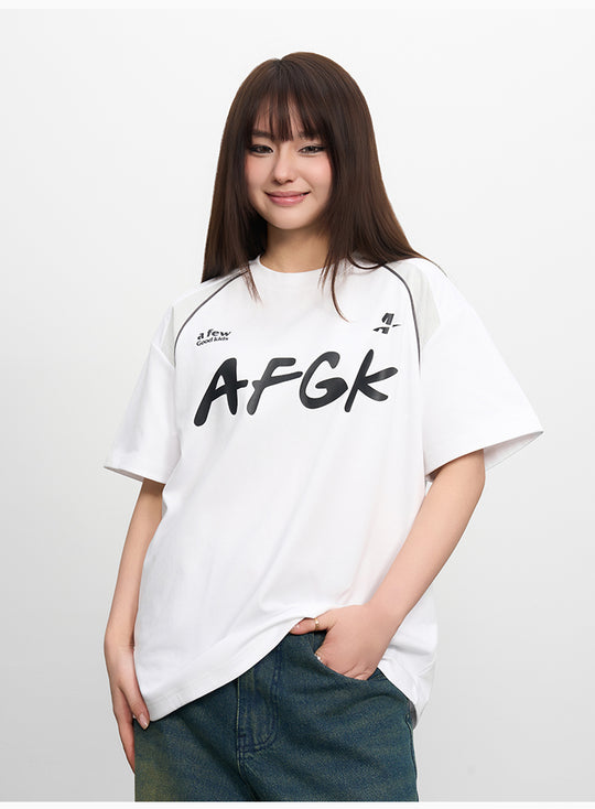 AFGK Mesh Patchwork Jersey Tee | Face 3 Face