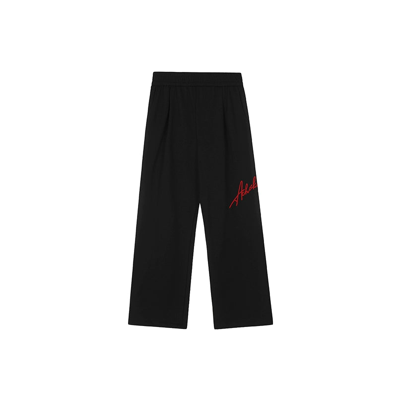 Achock Logo Embroidery Baggy Sweatpants | Face 3 Face