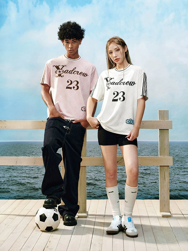 YADcrew Diamond Pattern Football Jersey | Face 3 Face