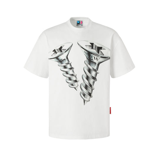 YADcrew Cross Digital Printed Screws Tee