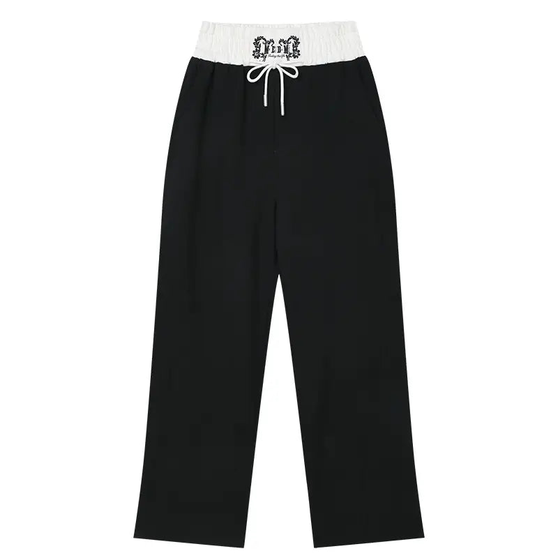 MEDM Color Block Waistband Sweatpants | Face 3 Face