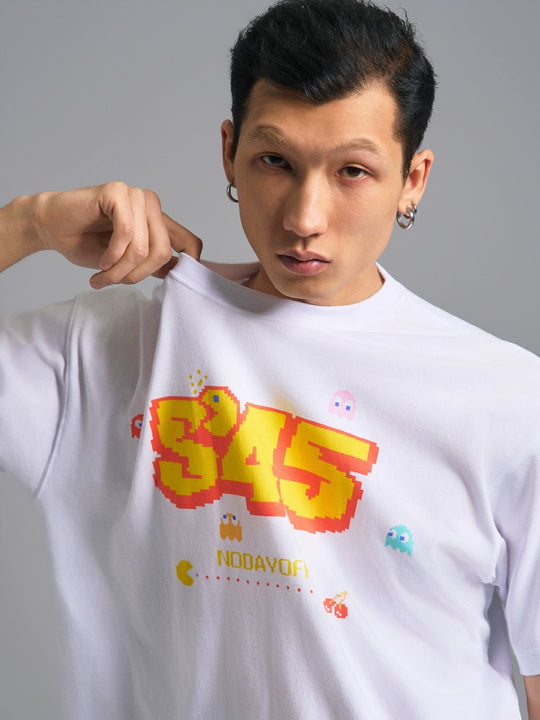 S45 Pacman Game Logo Tee | Face 3 Face