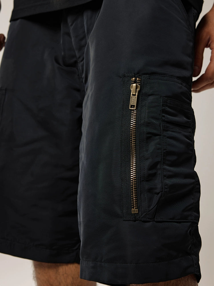 Remedy Multi Pocket Nylon Work Cargo Shorts | Face 3 Face