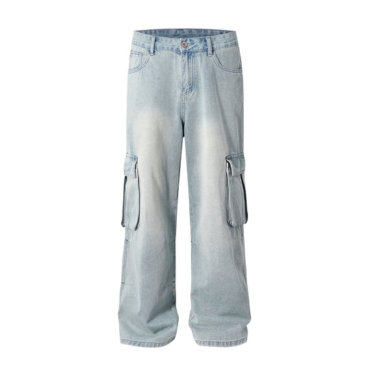 F3F Select Baggy Large Pocket Cargo Jeans | Face 3 Face