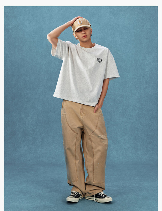 MEDM Mini Logo Embroidered Tee | Face 3 Face