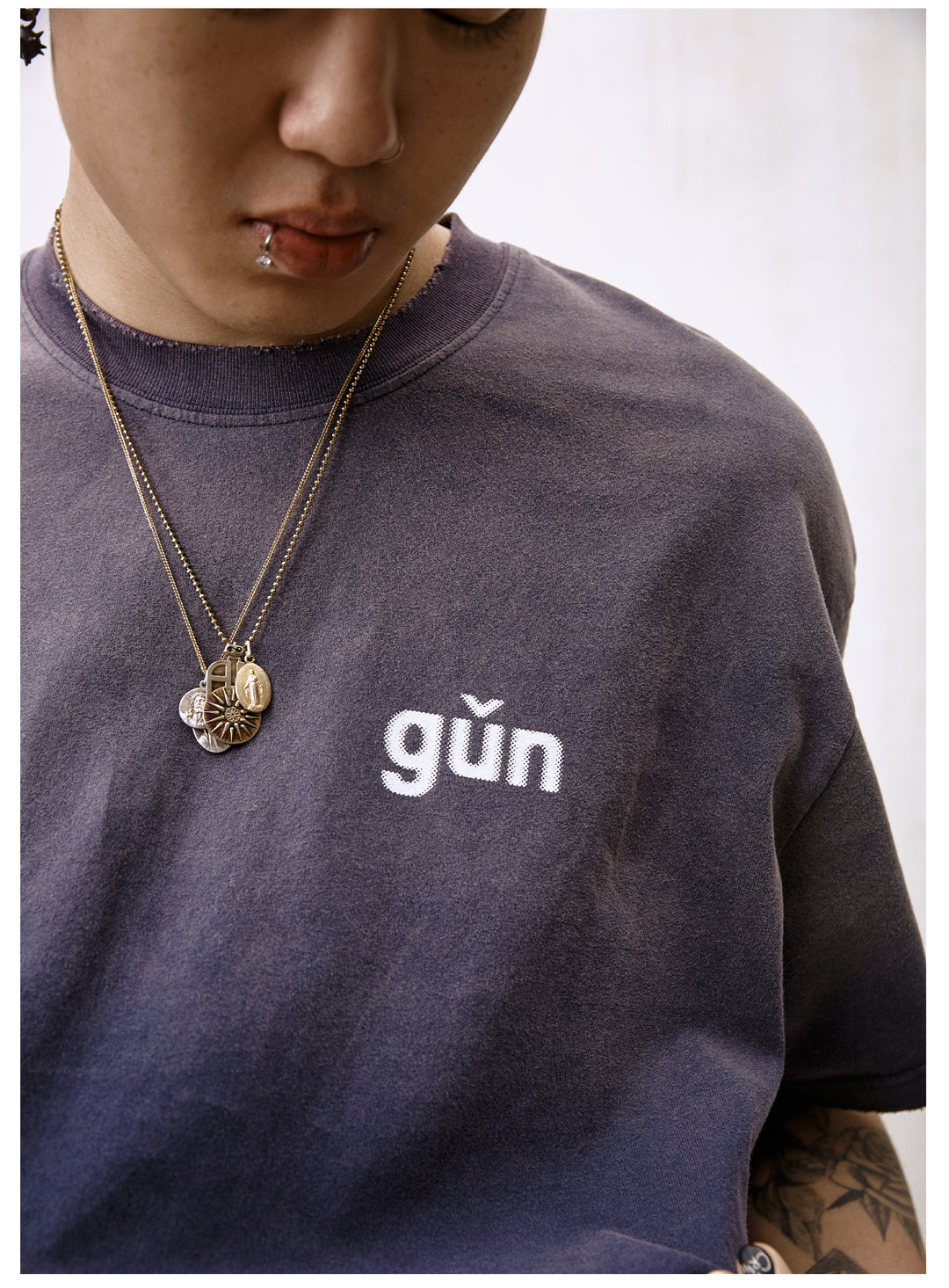 Remedy Dot Print Washed Tee | Face 3 Face