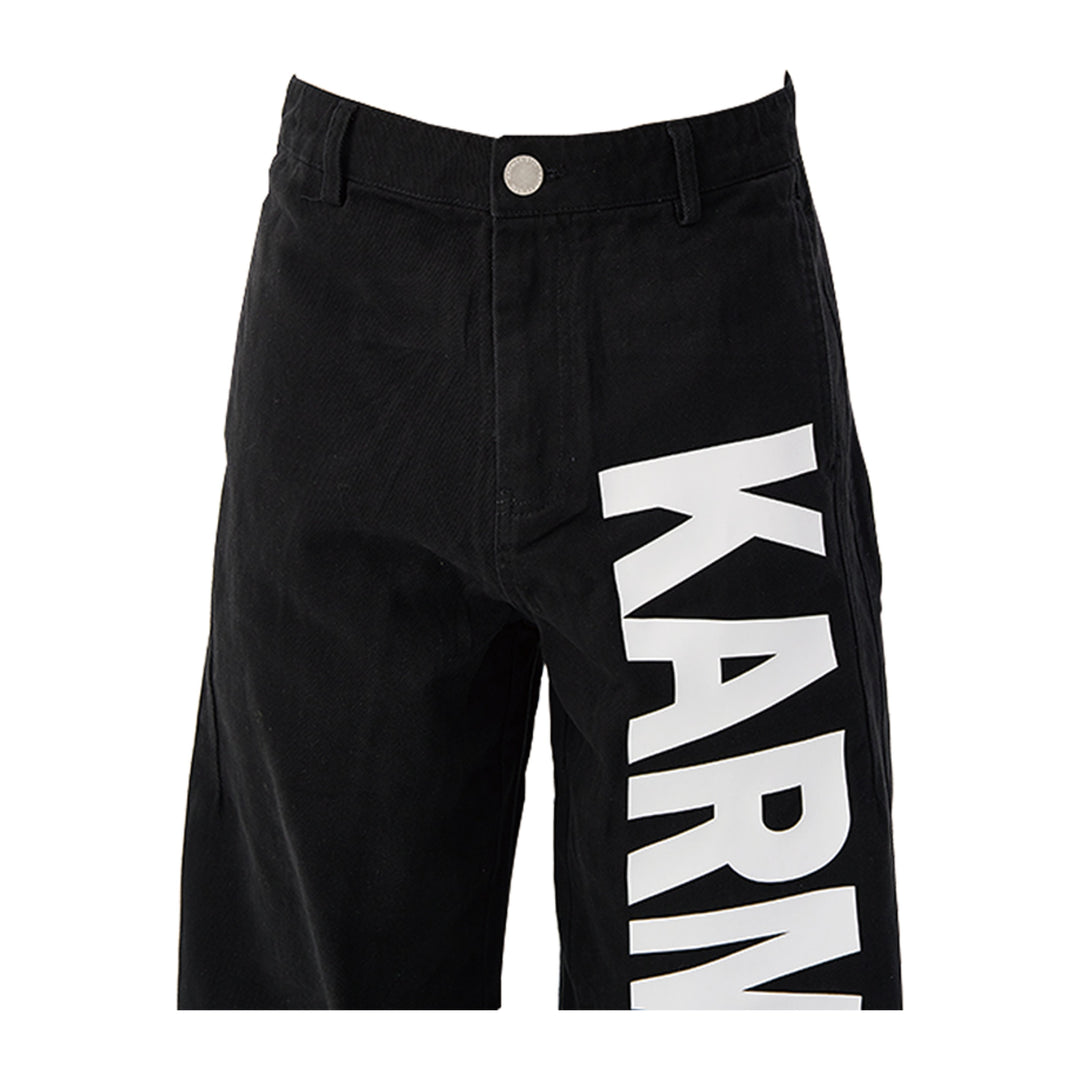 KARMANISTIC Logo Print Baggy Jeans | Face 3 Face