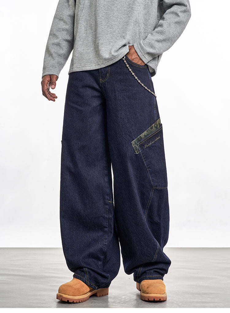 F3F Select Camouflage Pocket Balloon Baggy Jeans | Face 3 Face