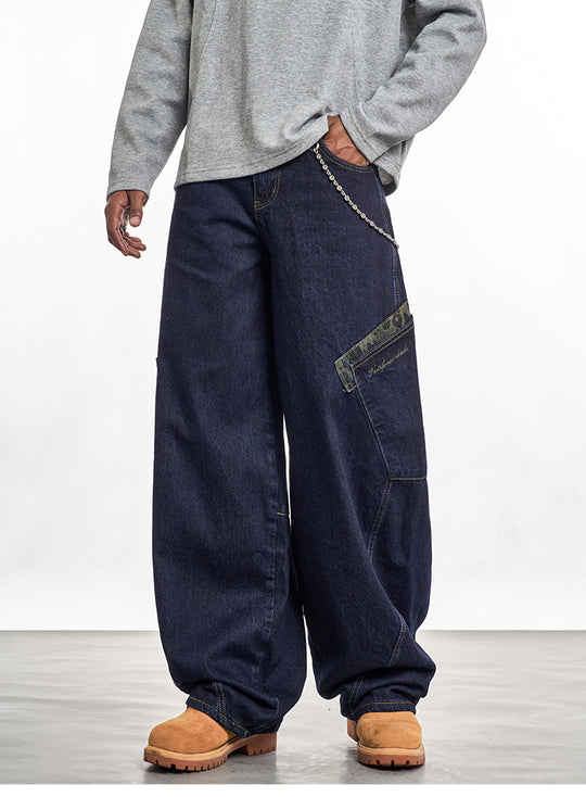 F3F Select Camouflage Pocket Balloon Baggy Jeans | Face 3 Face