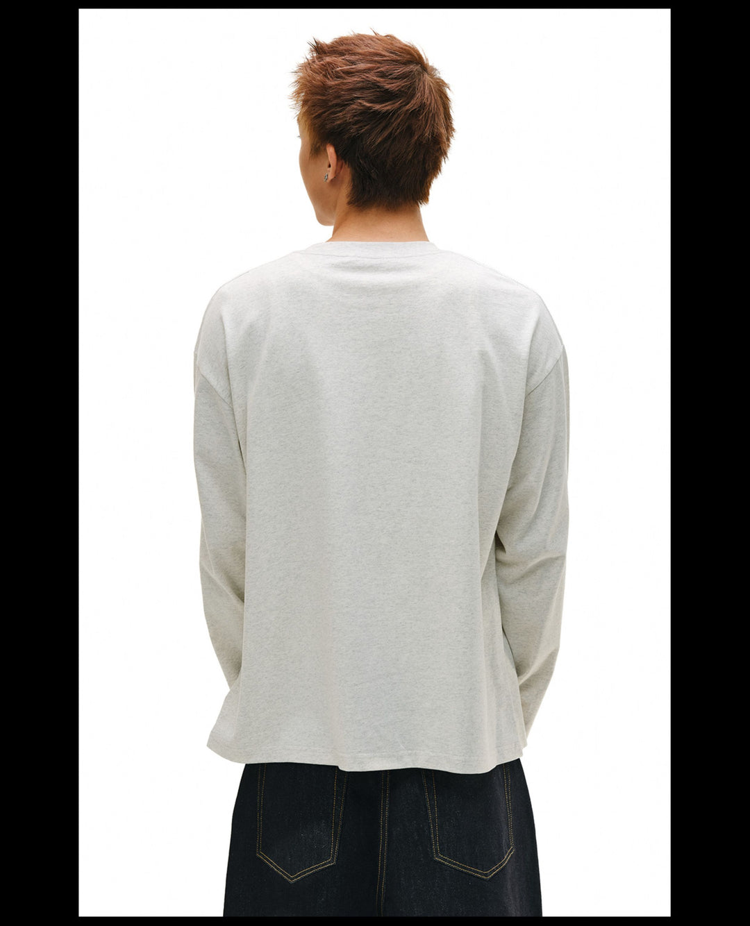 NOVACAM Vintage Playful Logo Long Sleeve Tee | Face 3 Face
