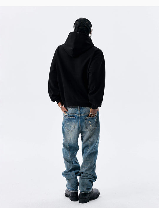 MEDM Animal Leather Logo Patch Hoodie | Face 3 Face