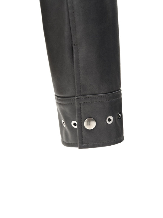 KARMANISTIC Racing Short Leather Jacket | Face 3 Face