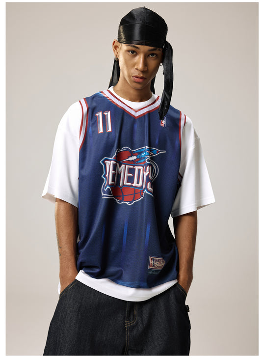 Remedy Rocket Jersey Digital Print Tee | Face 3 Face