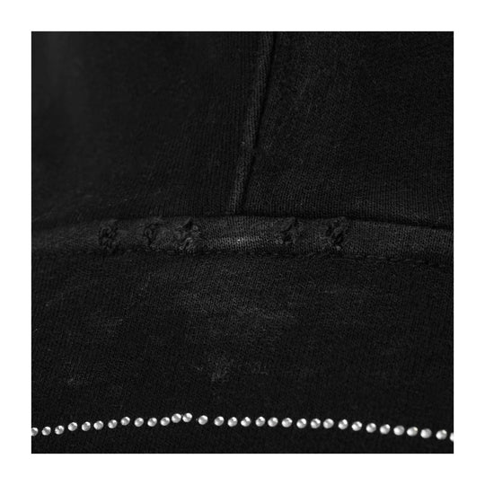 KARMANISTIC Rhinestone Logo Dirty Dye Zip Up Hoodie | Face 3 Face