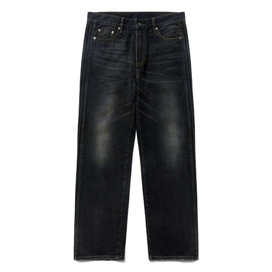 Remedy Double Layer Back Pocket Side Stitch Washed Jeans | Face 3 Face