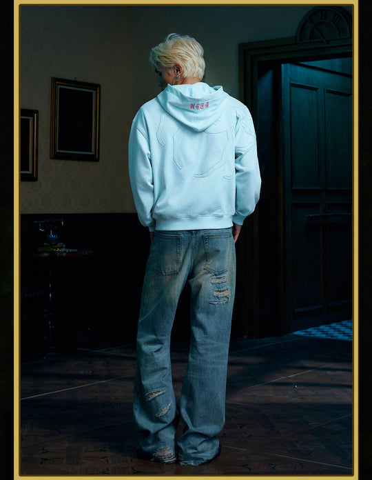 MEDM × HUNTER×HUNTER Phantom Troupe Spider Patch Zip Up Hoodie | Face 3 Face