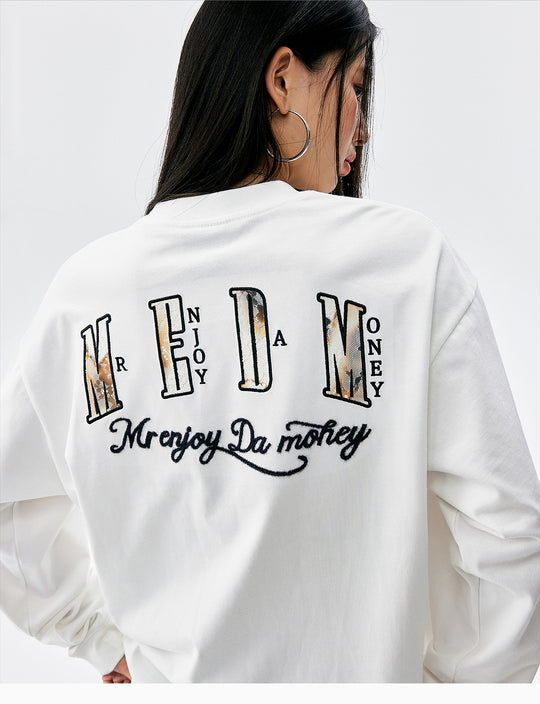 MEDM Fire Lace Logo Patch Long Sleeve Tee | Face 3 Face