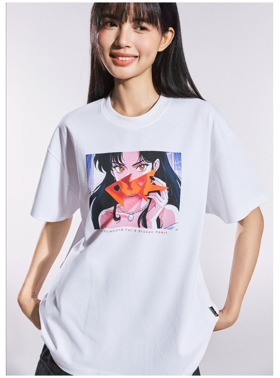 Remedy Anime Logo Print Tee | Face 3 Face