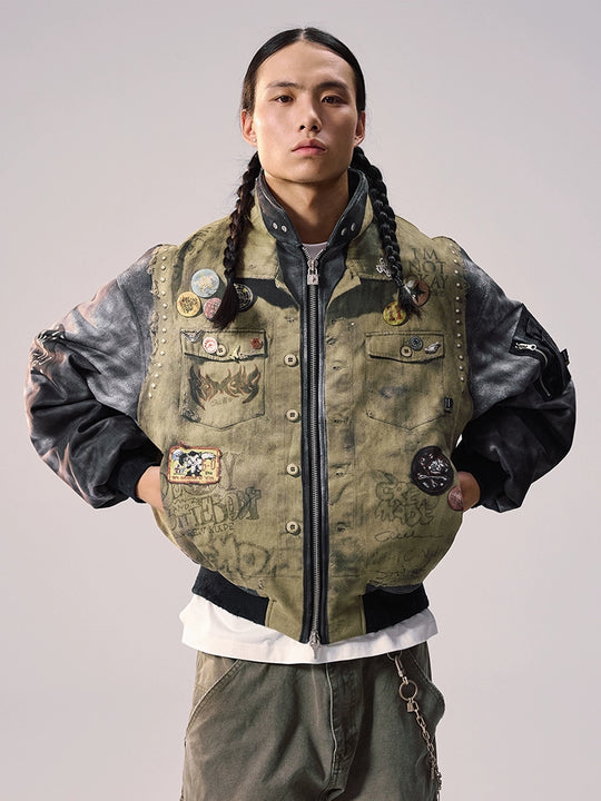 Remedy 3D Digital Print MA-1 Bomber Jacket | Face 3 Face