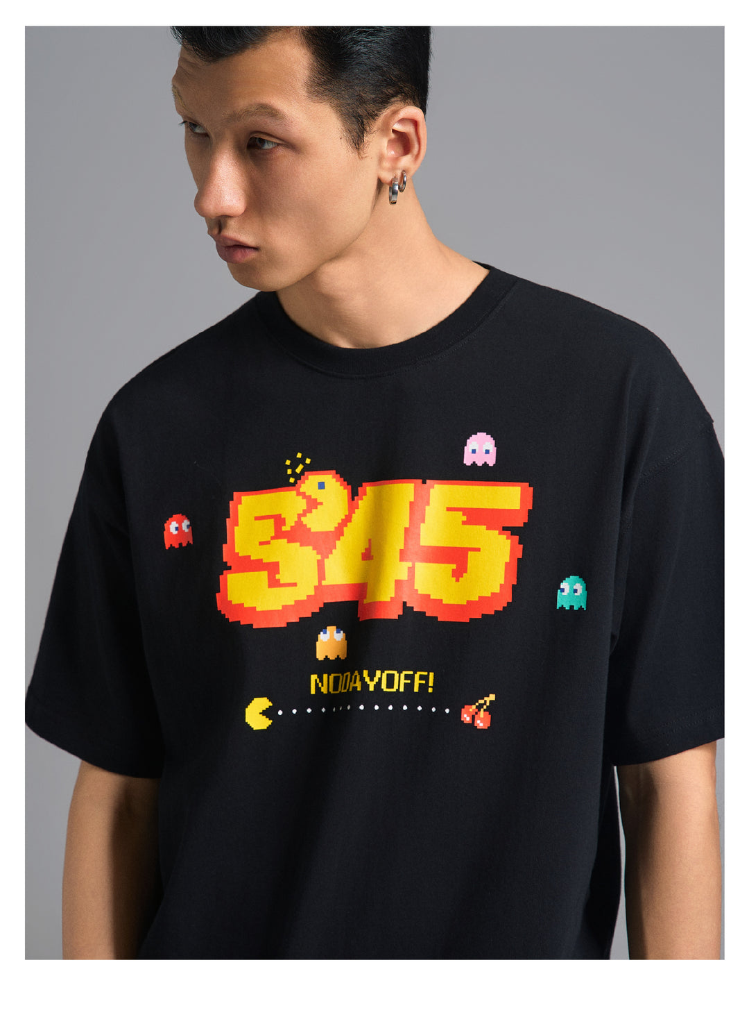 S45 Pacman Game Logo Tee | Face 3 Face