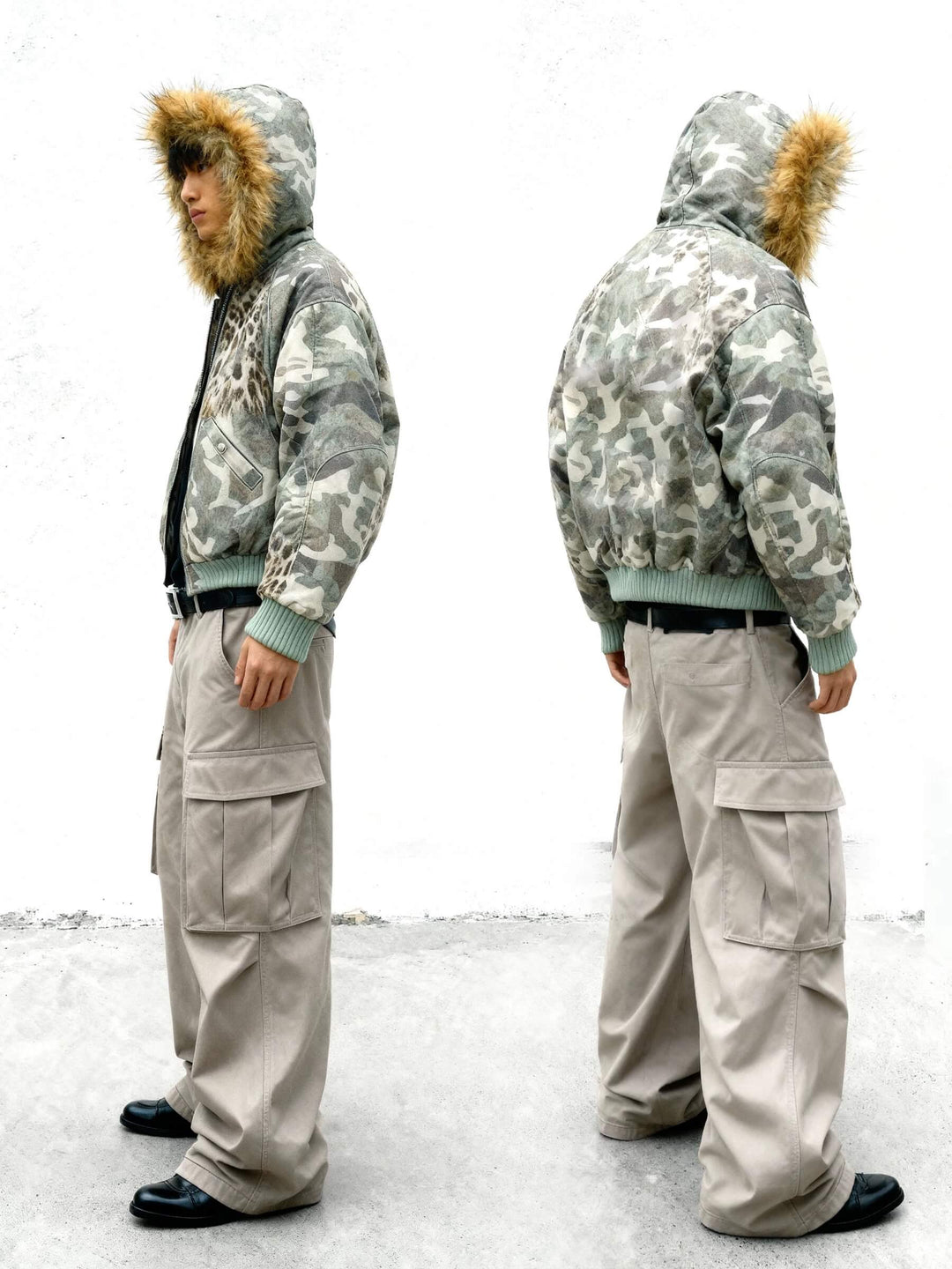 S45 Camouflage Leopard N2B Jacket | Face 3 Face